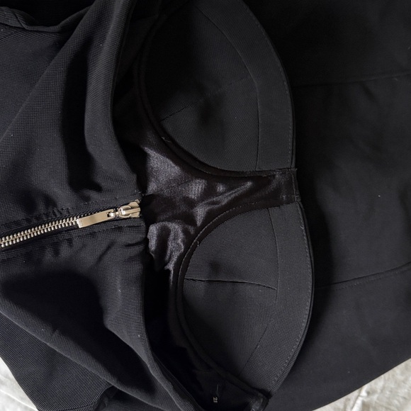 Forever 21 Black Strapless MiniDress with Rhinestone Trim. Corset-style. - Picture 6 of 7